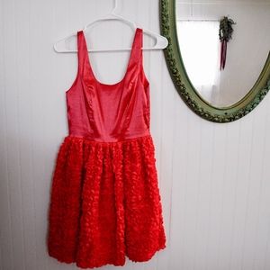 Red/Pink Cocktail Dress: Francesca’s Collection